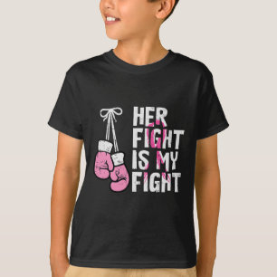 Camiseta Guantes de boxeo contra el cáncer Su lucha Mi luch