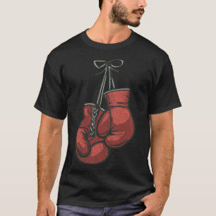 Camiseta Guantes De Boxeo De Amor Regalo De Boxer Rojo Retr