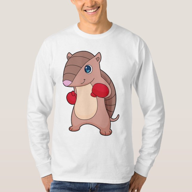 Camiseta Guantes de boxeo de boxeo de Armadillo (Anverso)