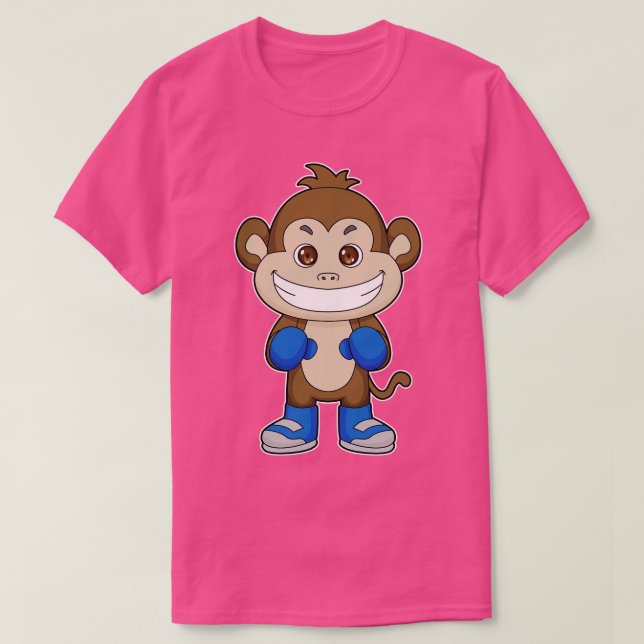 Camiseta Guantes de boxeo de boxeo de mono (Diseño del anverso)