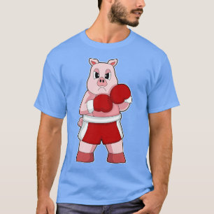 Camiseta Guantes de boxeo de cerdo Boxeo
