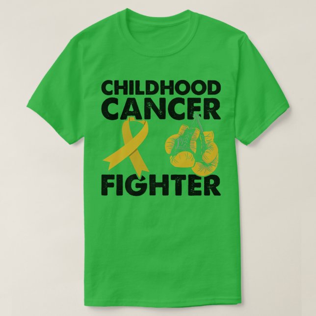 Camiseta Guantes de boxeo de cinta dorada lucha contra el c (Diseño del anverso)
