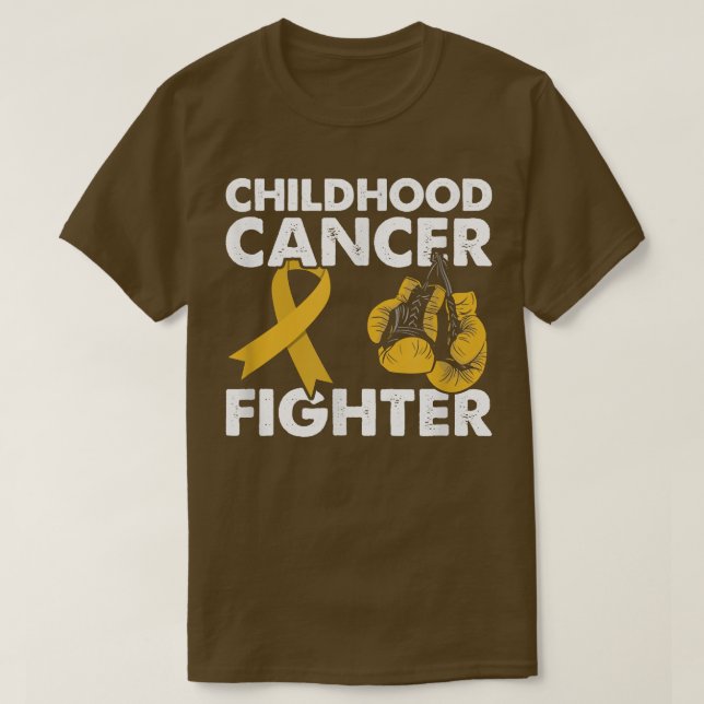 Camiseta Guantes de boxeo de cinta dorada lucha contra el c (Diseño del anverso)