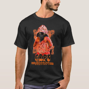Camiseta Guantes de boxeo de gato lindo guerrero CRPS Cinta