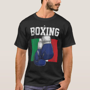 Camiseta Guantes de boxeo de Italia Boxeo Bandera italiana