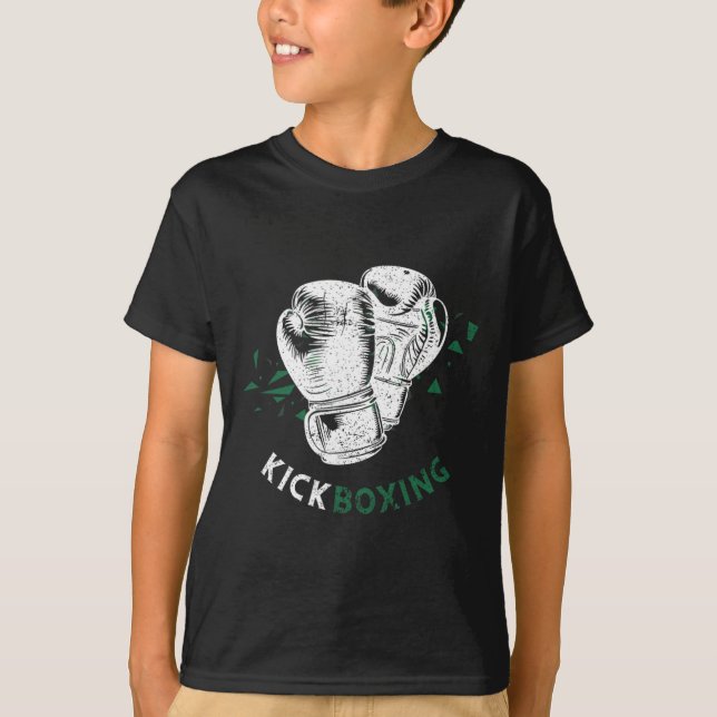 Camiseta Guantes de boxeo de Kickboxing (Anverso)