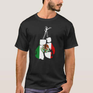 Camiseta Guantes De Boxeo De México Con Bandera Mexicana Pa