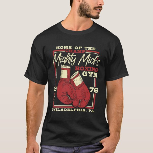 Camiseta Guantes de boxeo de Mighty Mick's Gym (Anverso)