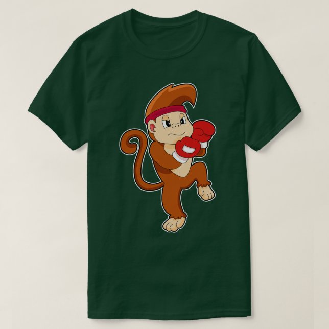 Camiseta Guantes de boxeo de mono (Diseño del anverso)