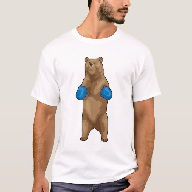 Camiseta Guantes de boxeo de oso (Anverso)