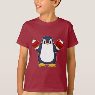 Camiseta Guantes de boxeo de pingüino Boxer