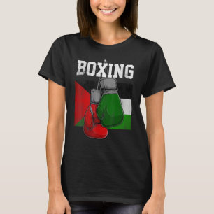 Camiseta Guantes de boxeo palestinos boxean en boxeo