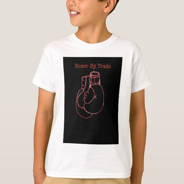 Camiseta Guantes de boxeo Regalo de ventilador de combate o (Anverso)