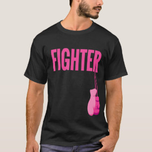 Camiseta Guantes de boxeo rosa Conciencia sobre el cáncer d