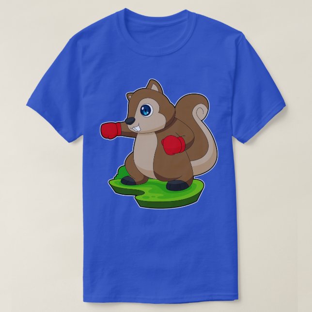 Camiseta Guantes de boxeo Squirrel Boxer Boxeo (Diseño del anverso)