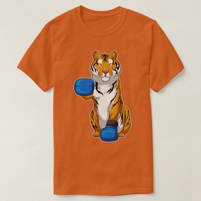 Camiseta Guantes de boxeo Tiger Boxer (Diseño del anverso)
