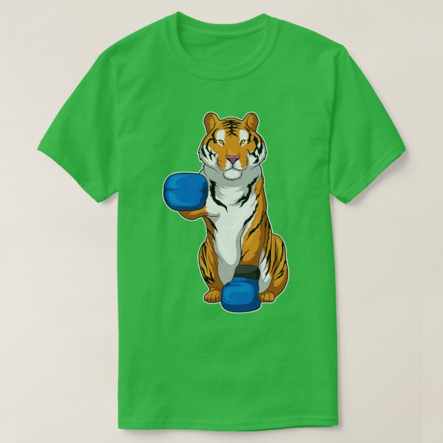 Camiseta Guantes de boxeo Tiger Boxer (Diseño del anverso)