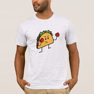 Camiseta Guantes de la cáscara de la tortilla del boxeador