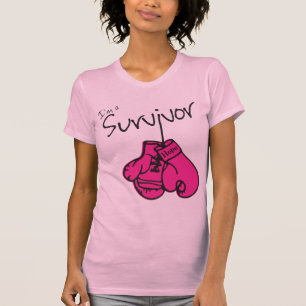 Camiseta Guantes del superviviente del cáncer de pecho