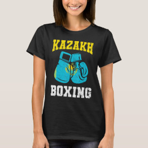 Camiseta Guantes kazajos de boxeo Kazajistán orgullo por la