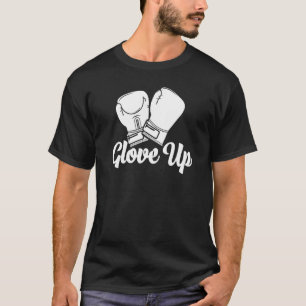 Camiseta Guantes Retro Mujeres Boxeo Deporte Amor
