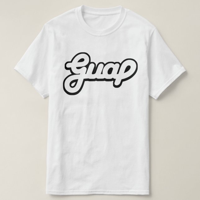 Camiseta Guap en 100 (Diseño del anverso)