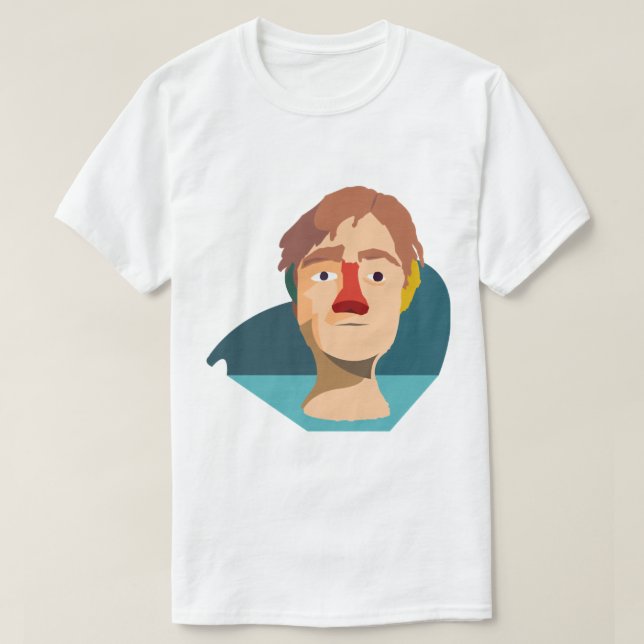 Camiseta Guapo cantante de música Dayglow masculino regalo  (Diseño del anverso)
