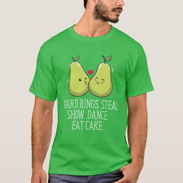 Camiseta Guard Rings Steal Show Dance Eat Cake Little Ring  (Anverso)