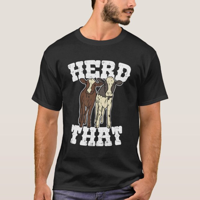 Camiseta Guarda ese gracioso regalo de ganadero para granje (Anverso)
