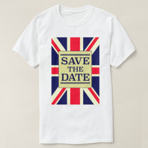 Camiseta Guarda la fecha Vintage Union jack