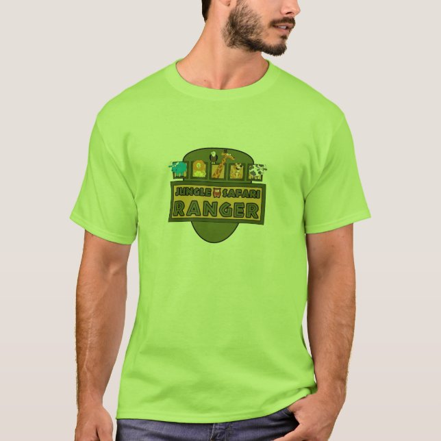 Camiseta Guardabosques del safari de selva (Anverso)