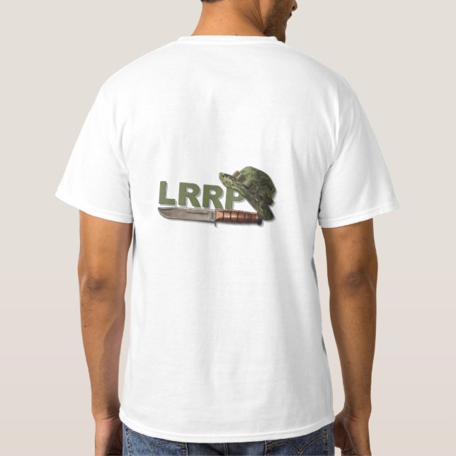 Camiseta Guardabosques militares LRRP de los infantes de (Reverso)