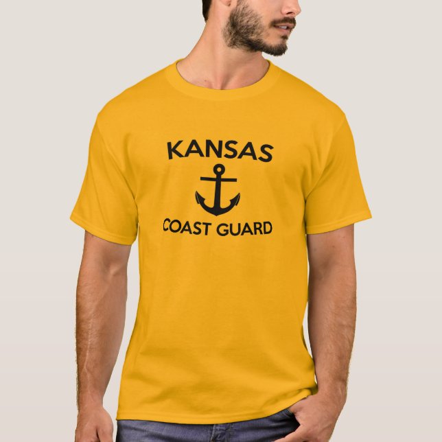 CAMISETA GUARDACOSTAS DE KANSAS (Anverso)