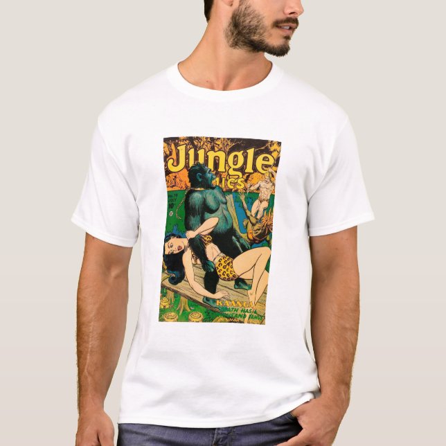 Camiseta Guárdame - Gorila - Tarzán - Jóven-Selva - Pantano (Anverso)
