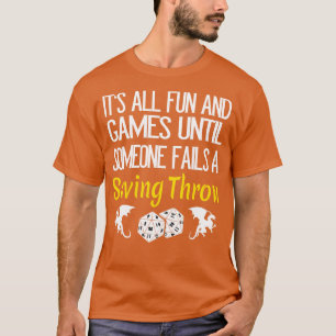 Camiseta Guardando rollo de papel RPG de lanzamiento