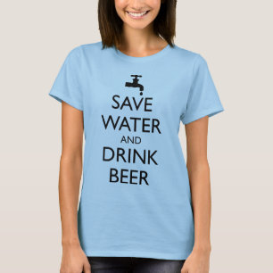 CAMISETA GUARDAR AGUA Y CERVEZA BEBIDA