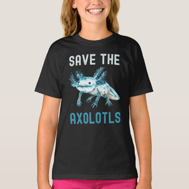 Camiseta Guardar Axolotls Proteger Axolotl (Anverso)