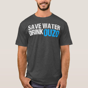 Camiseta Guardar bebida de agua Ouzo