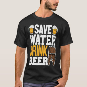 Camiseta Guardar Beer Beer Beer Beer Beer Bebe Bebida Vapor