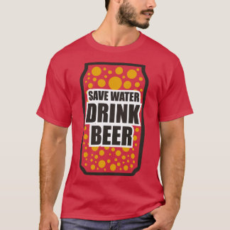 Camiseta Guardar cerveza de bebida de agua 2