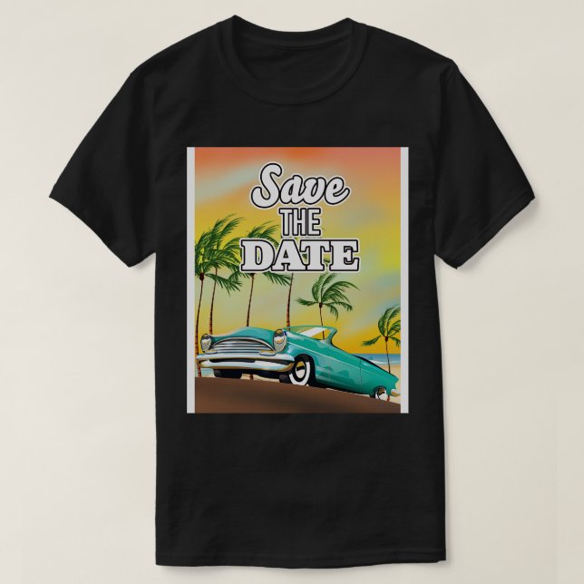 Camiseta Guardar el coche Date Classic (Diseño del anverso)