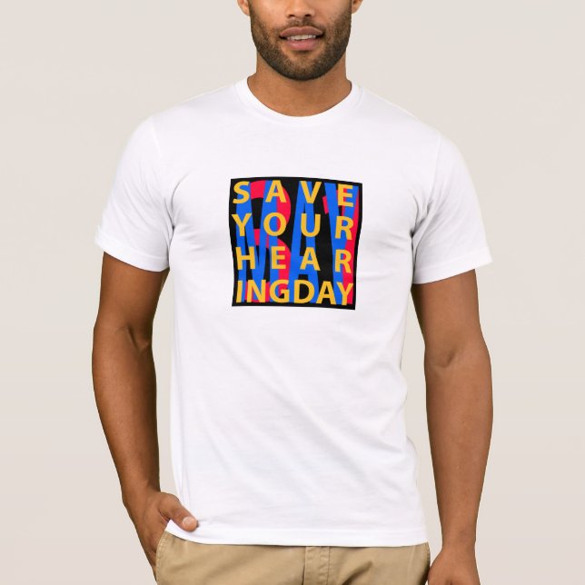 Camiseta Guardar el día de la audiencia (Anverso)