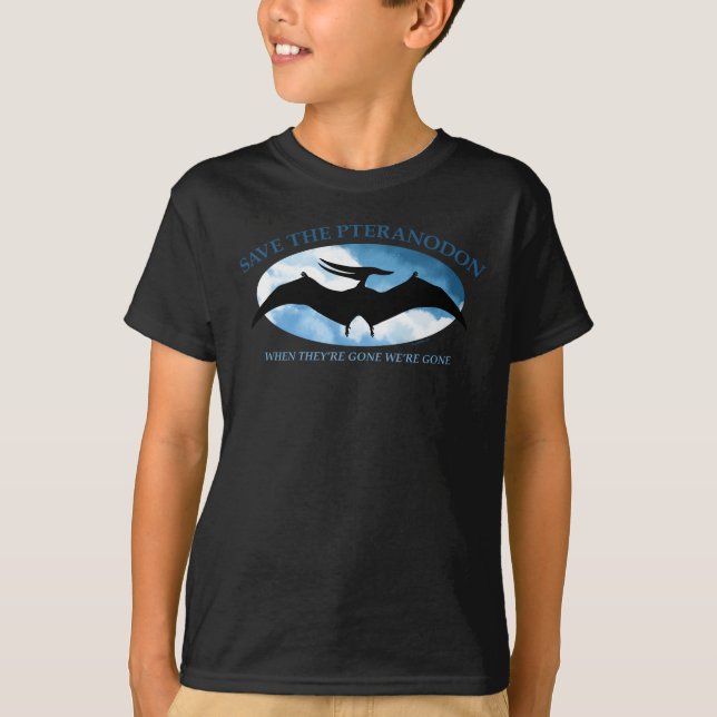 Camiseta GUARDAR EL PTERANODON de Jeff Willis Art (Anverso)