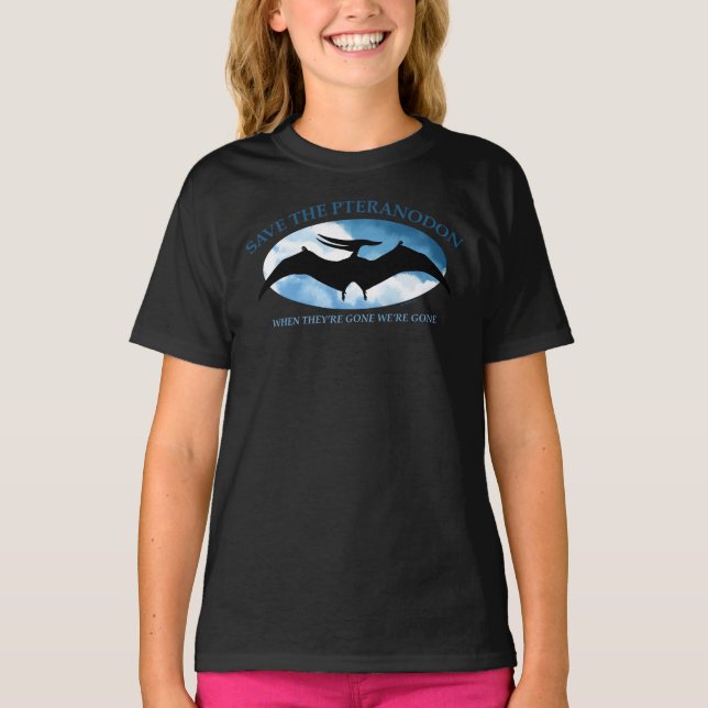 Camiseta GUARDAR EL PTERANODON de Jeff Willis Art (Anverso)