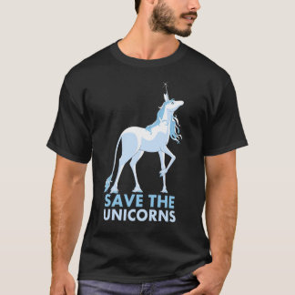 Camiseta Guardar el regalo de amigos de los Unicornios