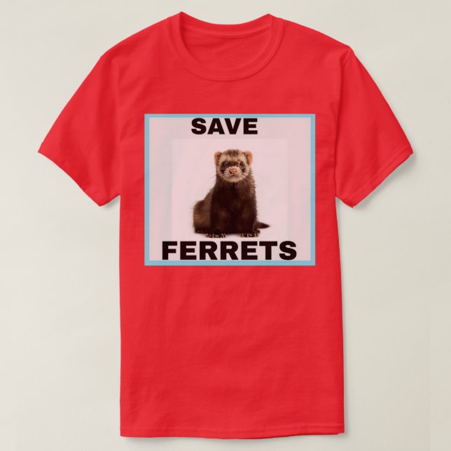 CAMISETA GUARDAR FERRETS (Diseño del anverso)
