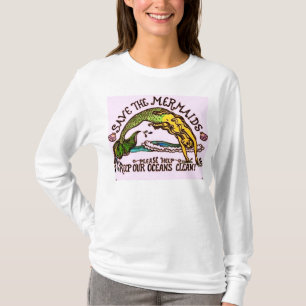 Camiseta guardar la parte superior de las sirenas