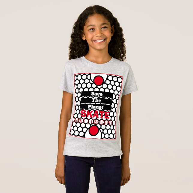 Camiseta Guardar La Patineta Planeta (Anverso completo)