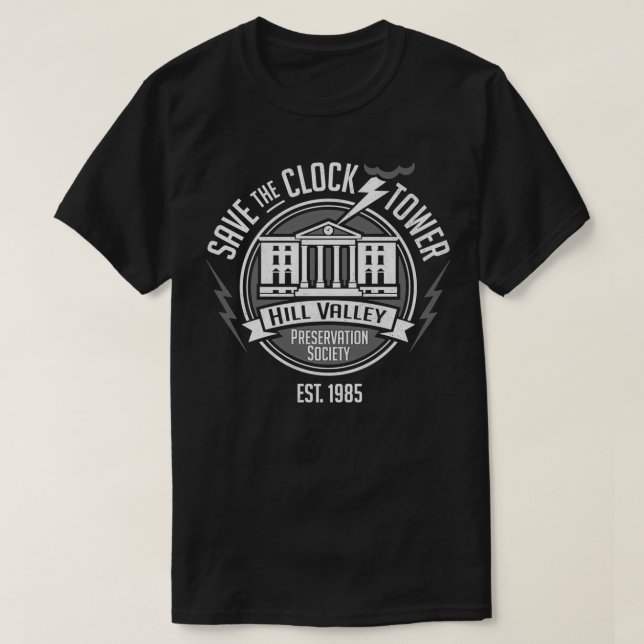 Camiseta Guardar la torre del reloj (Diseño del anverso)