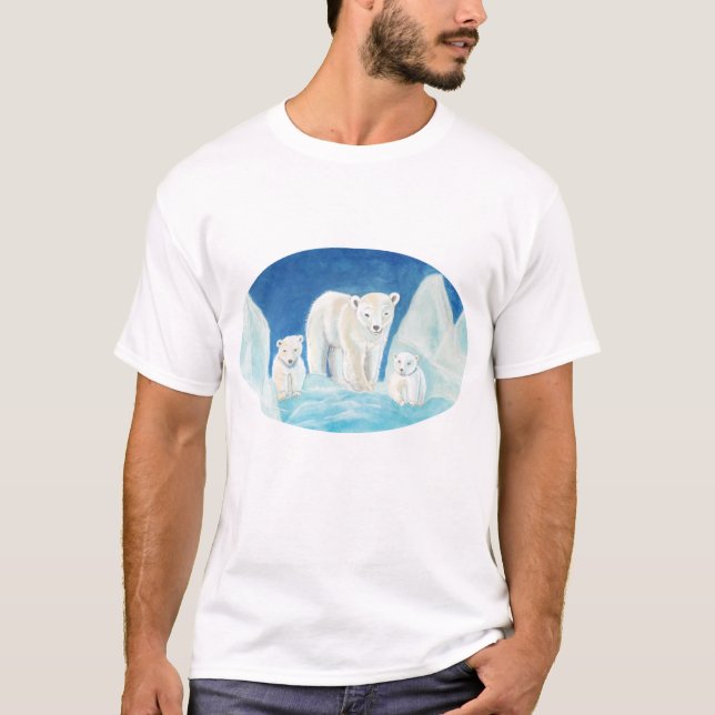 Camiseta Guardar los osos polares (Anverso)